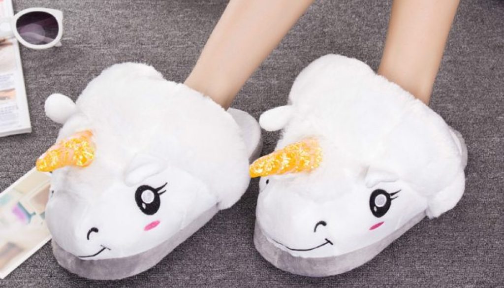 chaussons licorne